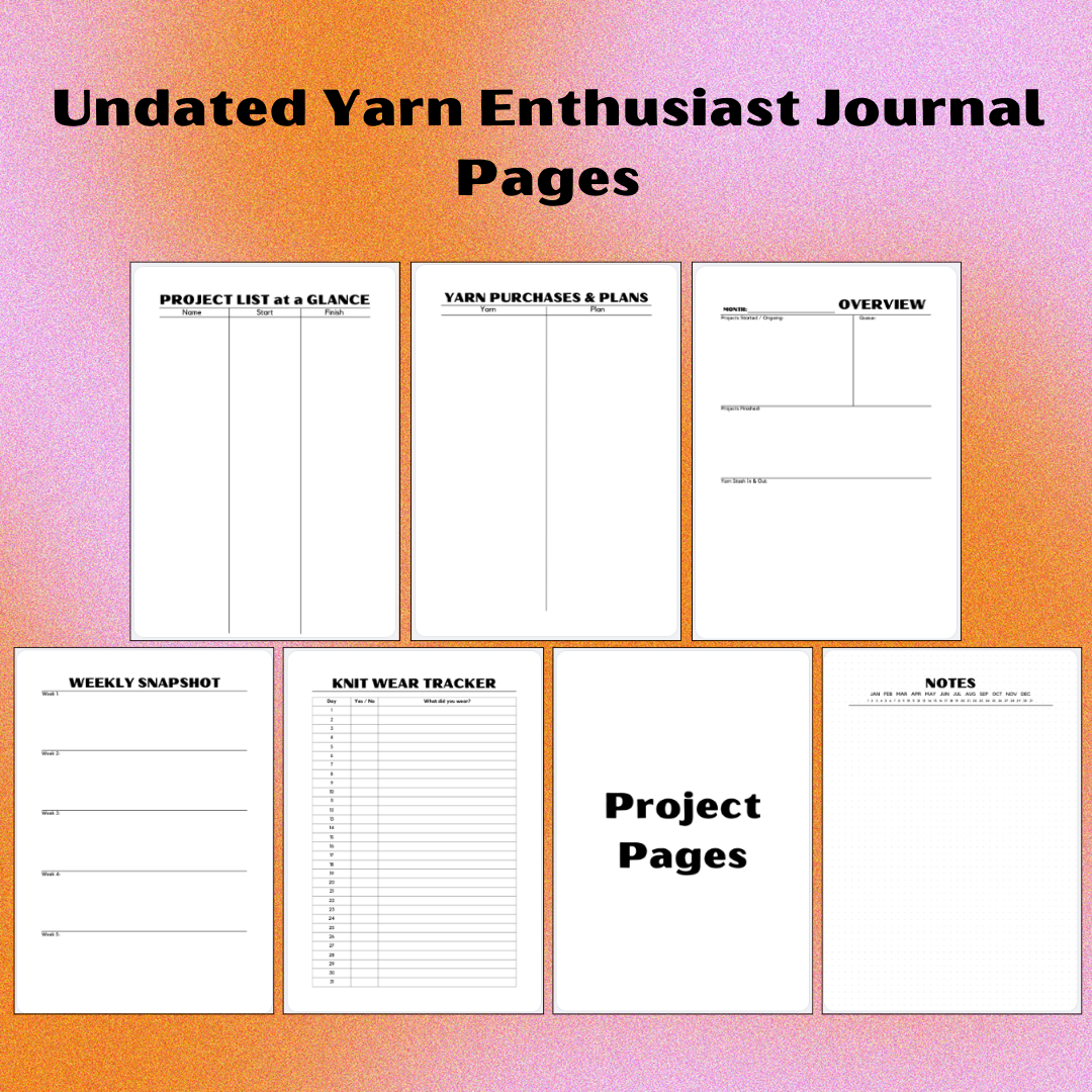 The Yarn Enthusiast Journal (Undated)